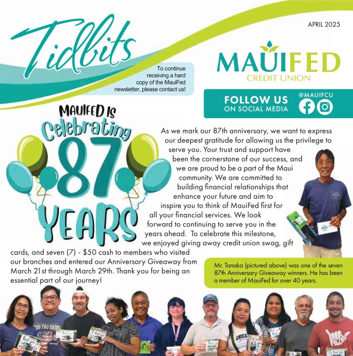 Newsletter - April 2025